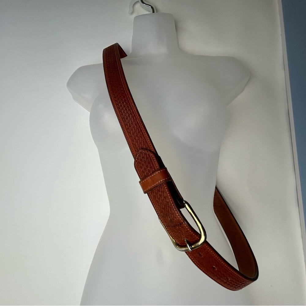 Buffalo Brown Leather Belt 46‎